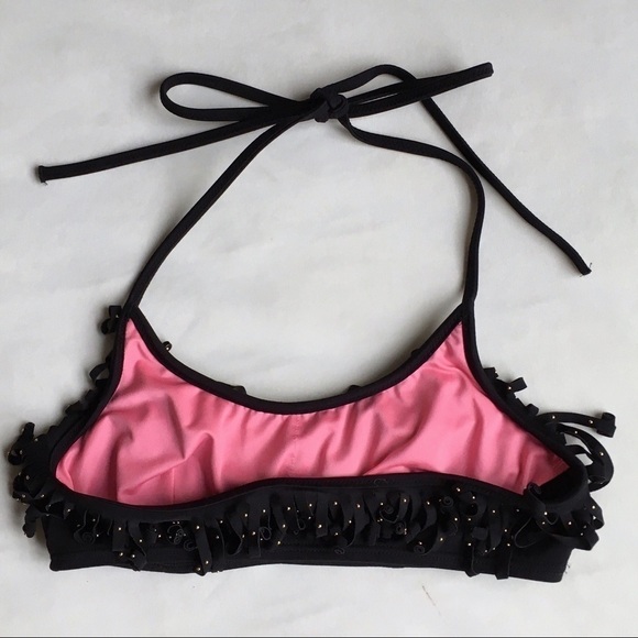 PINK Victoria's Secret Strapless & Fringe Bikini Tops - Picture 4 of 8